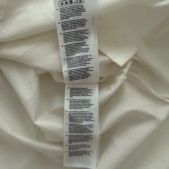 NWOT MAJE Bead-embellished Cropped Shirt in Cotton